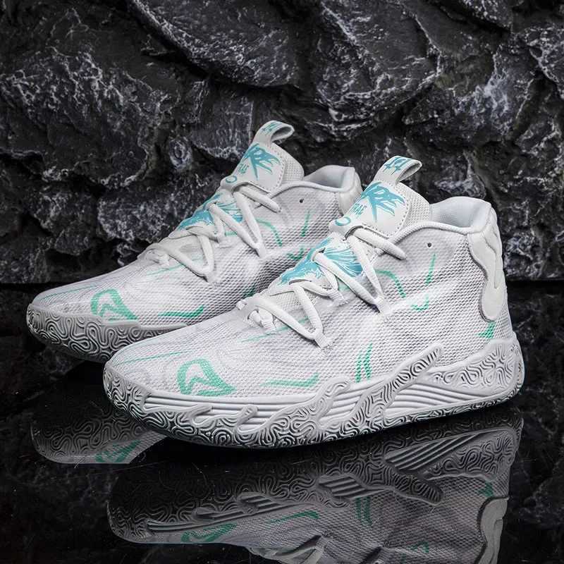 High Quality Mens Basketball Sneakers Wearab Gym Non-slip Training Sports Shoes for Kids Cushion Basketball Shoes Ma W250220