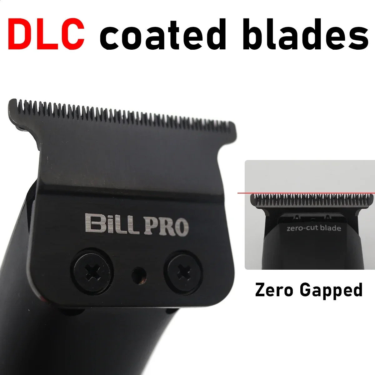 Bill PRO BL931 7500RPM DLC CERATIC Blade Professional Hair Trimmer Oil Head Carving Barber Shop Mens Zero Cutting 250217