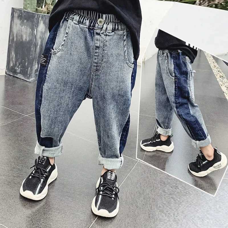 IENENS 5-13Y Kids Boys Clothes Skinny Jeans Classic Pants Children Denim Clothing Long Bottoms Baby Boy Casual Trousers Z250220