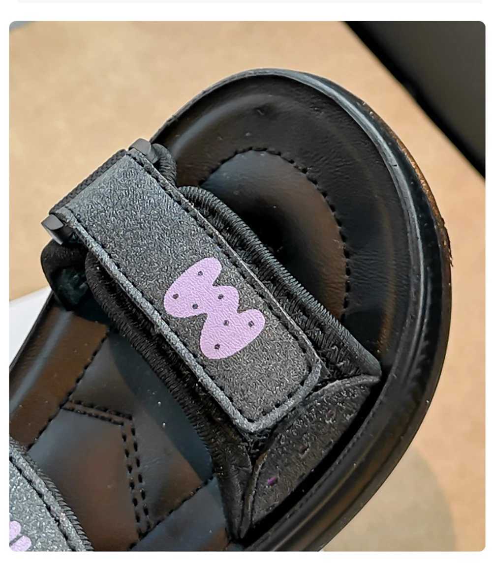 2025 Summer Childrens Sandals New Designer Girls Sandals PU Leather Waterproof Boys Beach Shoes Sports SandalsXJ250221
