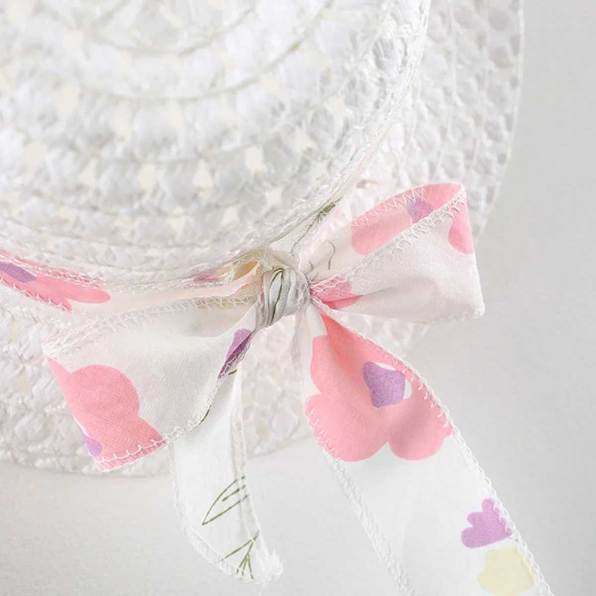 Baby Girl Dresses Summer Flower Girls Beach Dresses Cute Girls Clothing With Hat X250220