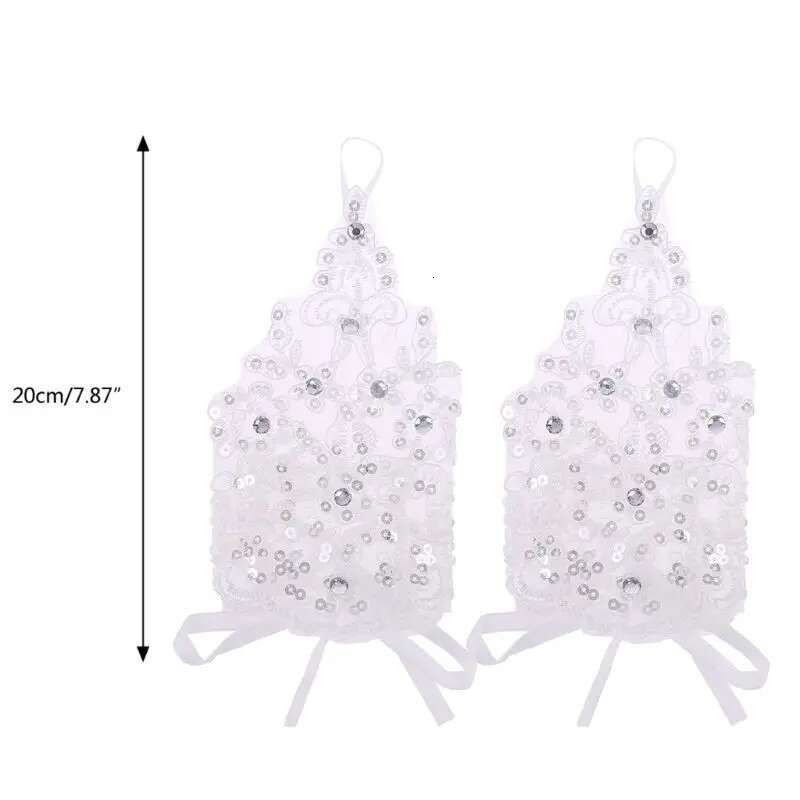 Ddmyshoesvip Princess Gloves Girls Dress Glove Lace Performance Photography Costume Wedding Accessories For Kids Birthday Gift