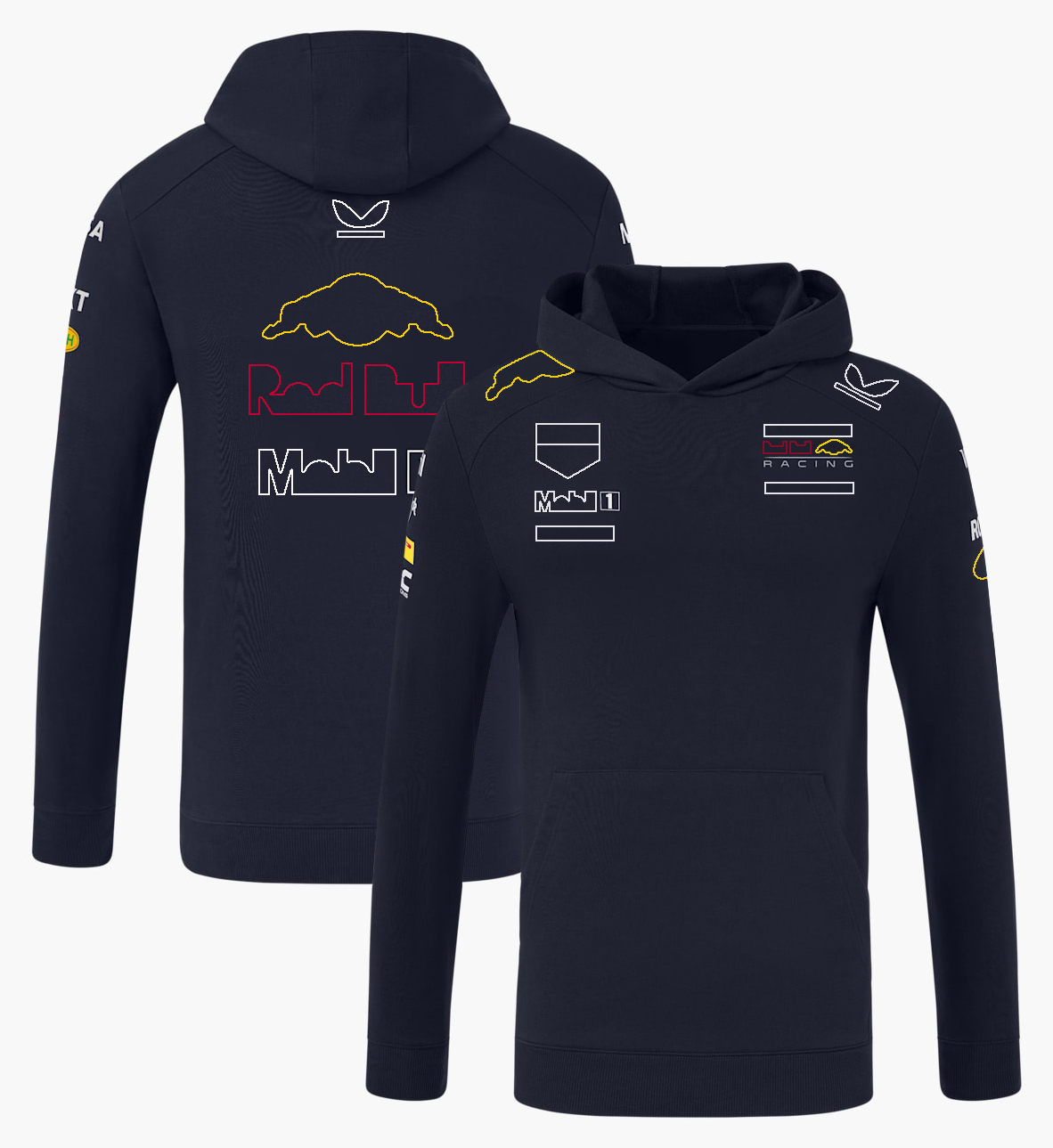 2025 F1 Racing Team Formula 1 Driver Hoodie New Season Classic Men Sweatshirt Fans 1/4 Zip Midlayer Jacket Plus Size free shipping