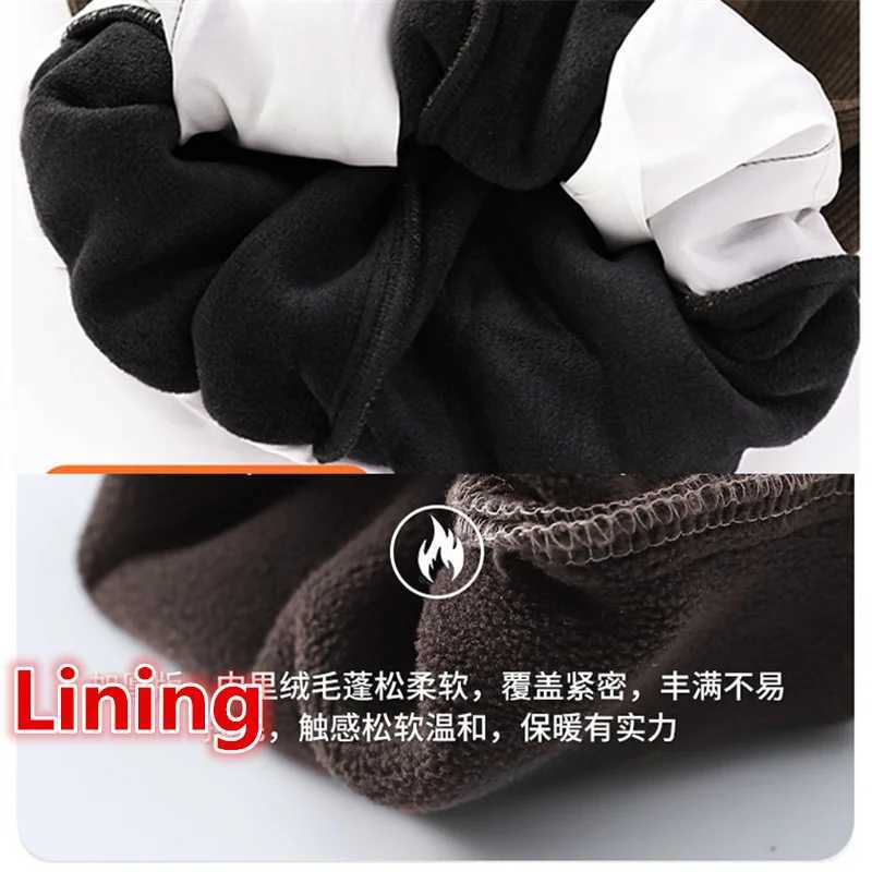 Retro Blue Child Warm Thermal Jeans For Boys Winter Insulate Desnim Pants Teenage Kids Casual Fleece Thermal Trousers Z250220