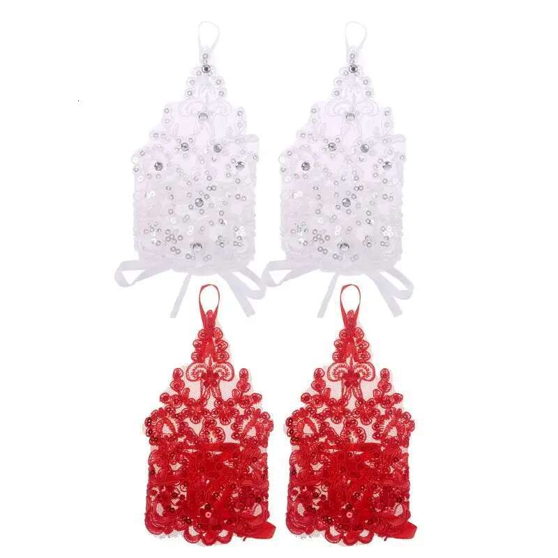 Ddmyshoesvip Princess Gloves Girls Dress Glove Lace Performance Photography Costume Wedding Accessories For Kids Birthday Gift