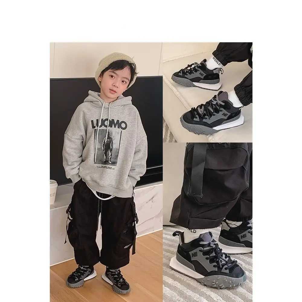 Athletic Outdoor Childrens sports new boys casual baby soft soled fashionable girls old shoes Zapatos Nino Zapatilas Deporte 26-37 Y250215J02W XJ26030