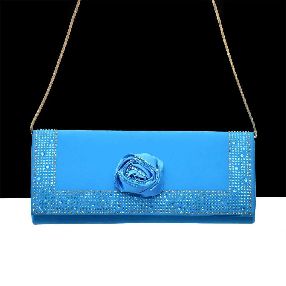 Fashionable Top Italian Designers 2025 Luxury Elegant Clutch Bag Bright Diamond Soild Color Summer Party Womens Bag for Ladies Z250220