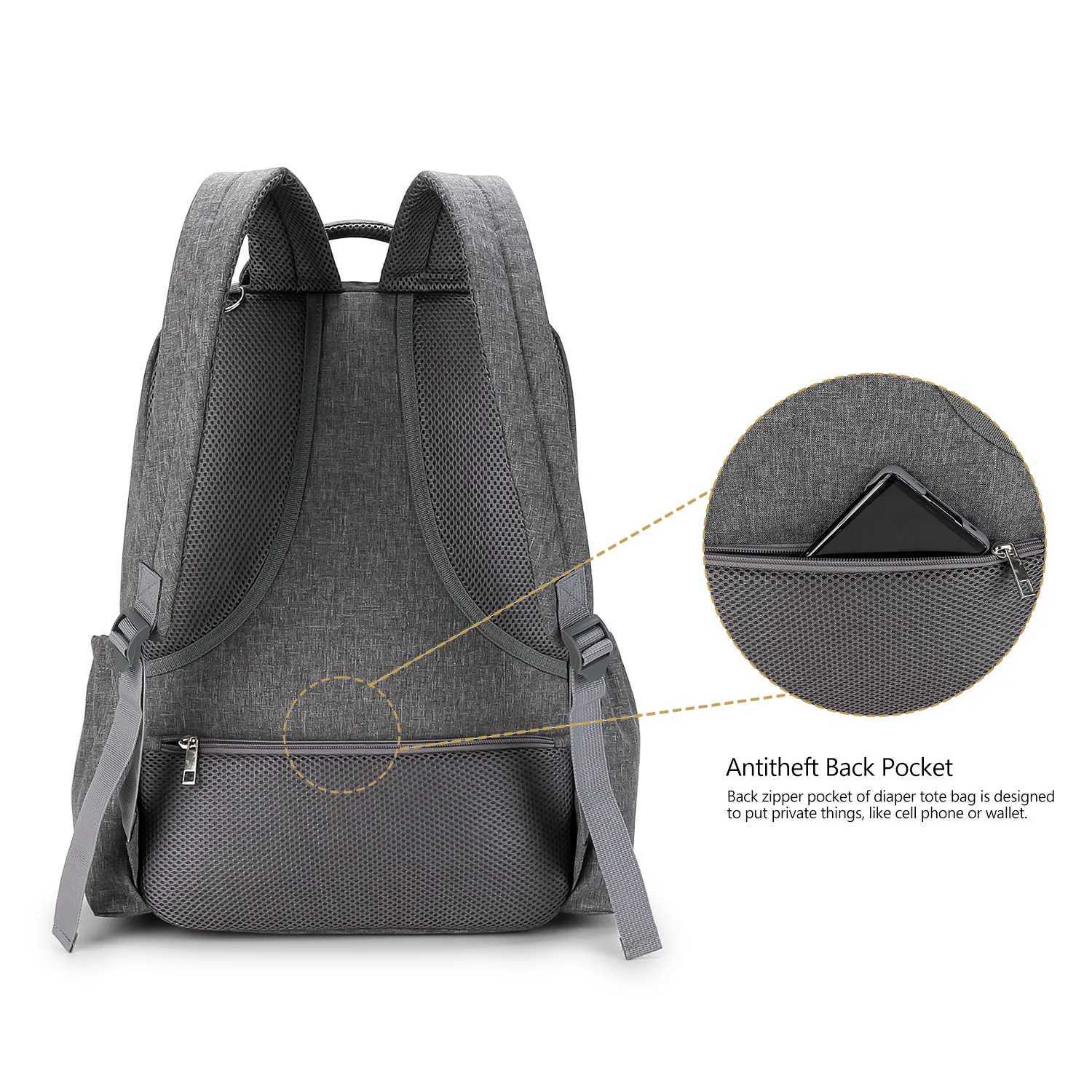 Baby diaper bag baby diaper bag multifunctional waterproof travel backpack X250220
