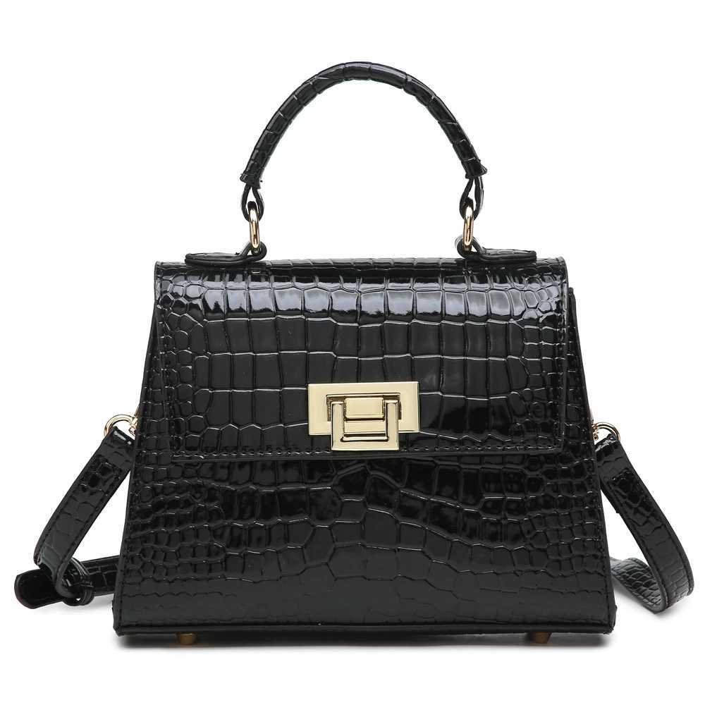 2023 High Quality Luxury Brand Designer Leather Shoulder Bag for Women Hand Bag Crocodile Totes Purses Ladies Messenger Handbag Z250220