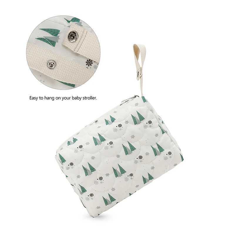 Baby Diaper Bag Embroidery Mommy Bag Reusable Storage Handbag For Stroller Travel Mommy Pouch Cactus Rainbow Printed X250220