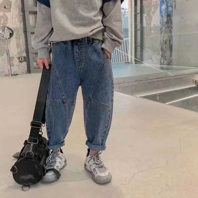 New Jeans For Boys Summer Clothes Child Trousers Teen Childrens Boys Clothing Kids Teenagers Pants Loose Casual Jeans Z250220