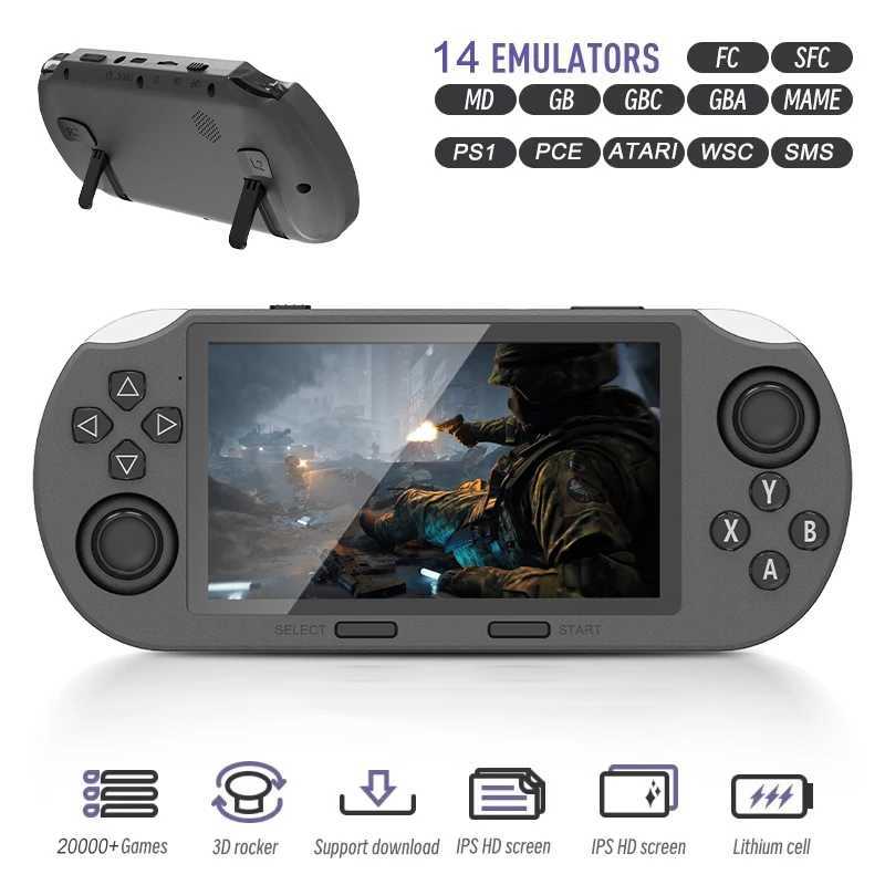SF3000 4.5 Inch IPS Screen Portable Handheld Player Retro Video Game Console Built-in 20000+ Games for PS1/GBA/SFCC250220