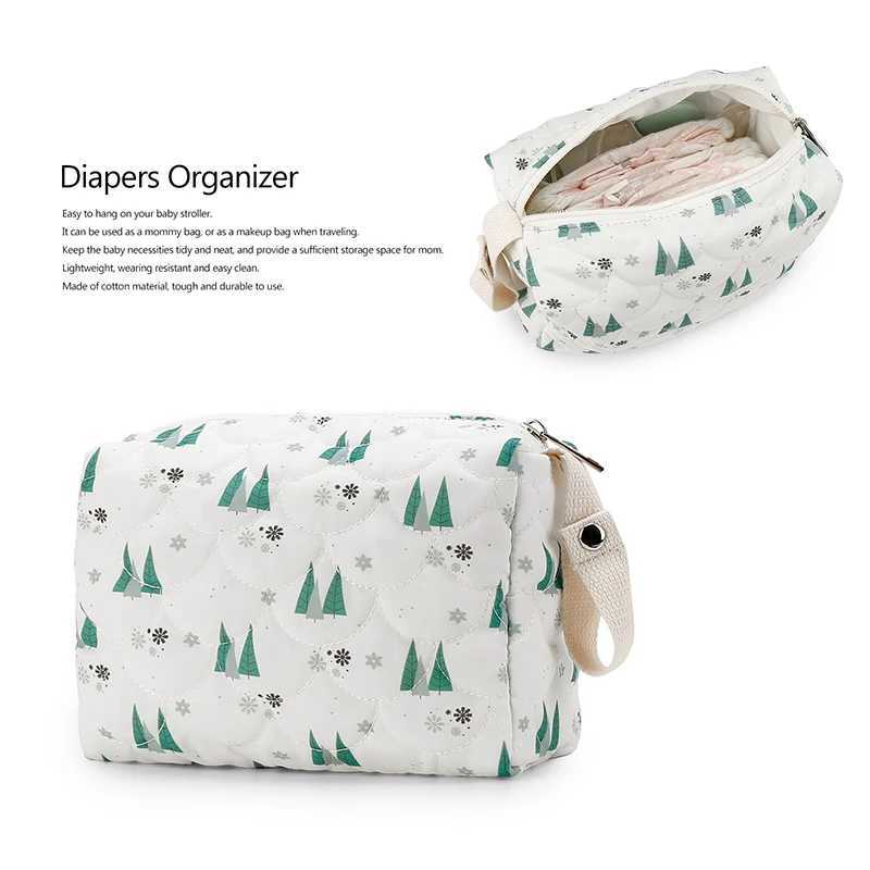 Baby Diaper Bag Embroidery Mommy Bag Reusable Storage Handbag For Stroller Travel Mommy Pouch Cactus Rainbow Printed X250220