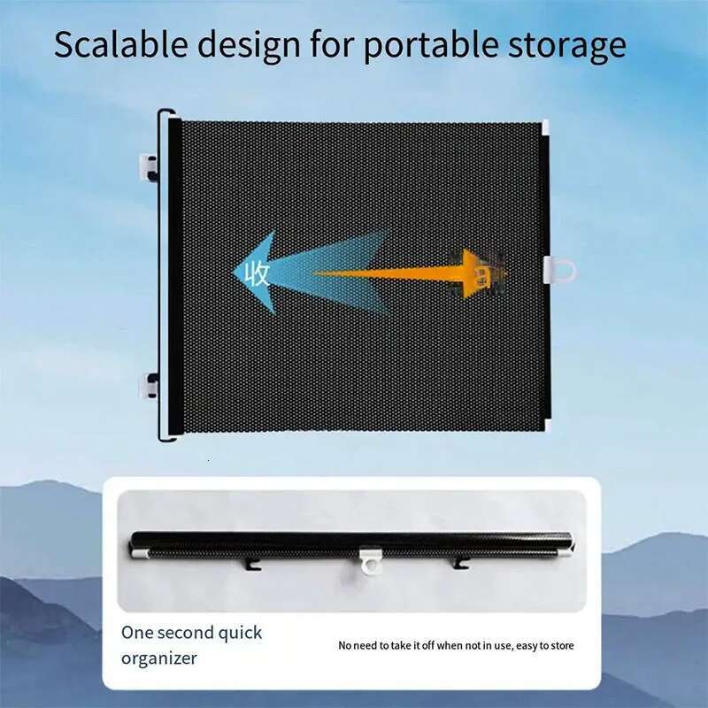 Durable Retractable Fence Gate Barrier Folding Pet Safety Enclosure Universal Black Baby Safe Guard Door Home