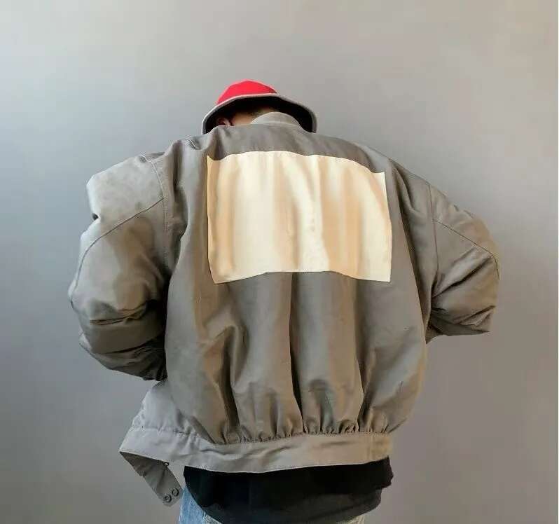 Men's Vintage Cropped Faux Leather Jacket - Sage Green, Casual Streetwear, Long Sleeve, Zipper Closure