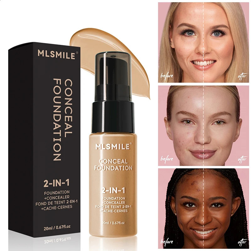 Face Foundation Cream OilControl Matte BBCream Waterproof Lasting Concealer Liquid Full Coverage Base Professional Makeup 250217