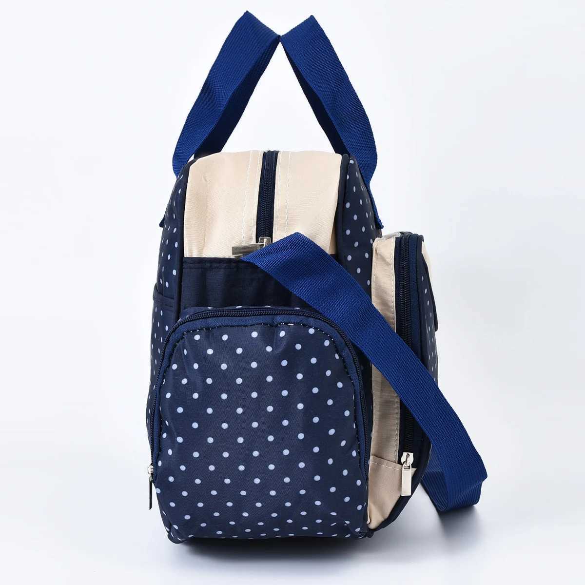 5PCSMommy Bag Fashion Dot Print Oblique Span Large Capacity Outgoing Mother and Baby Bag Portable One Shoulder Mother Diaper Bag X250220