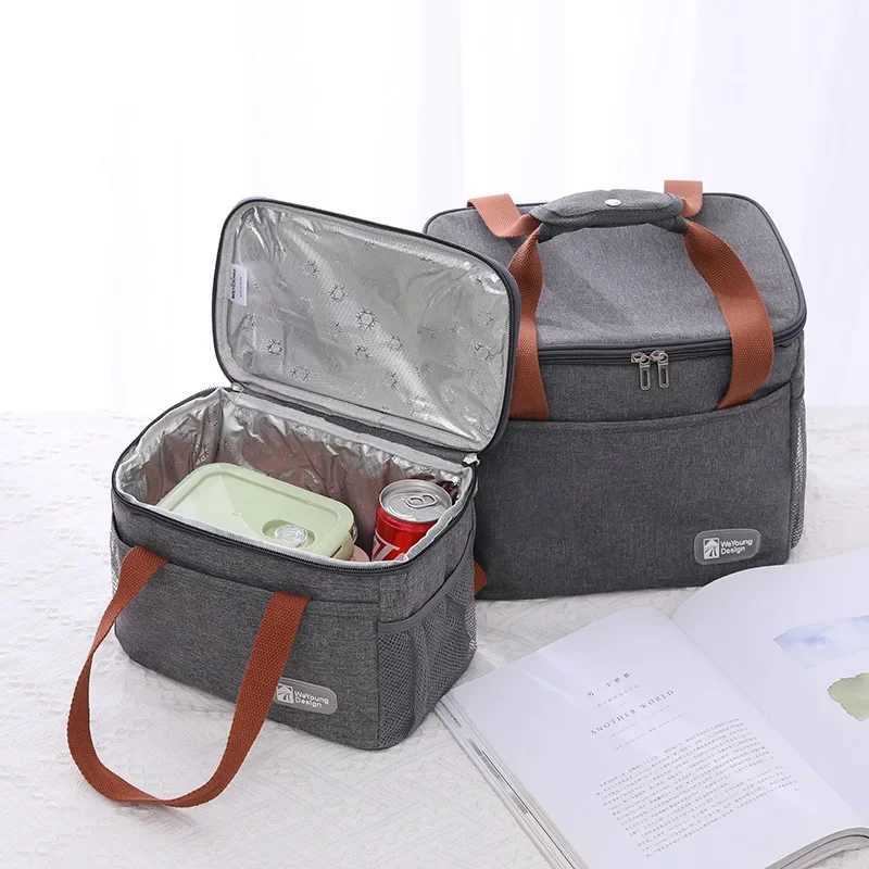 Dog Travel Bowls Bags Large Capacity Thermal Insulation Lunch Bag Oxford Cloth Food Storage Picnic Bags Tote Portable Cooler Box Bags H250220