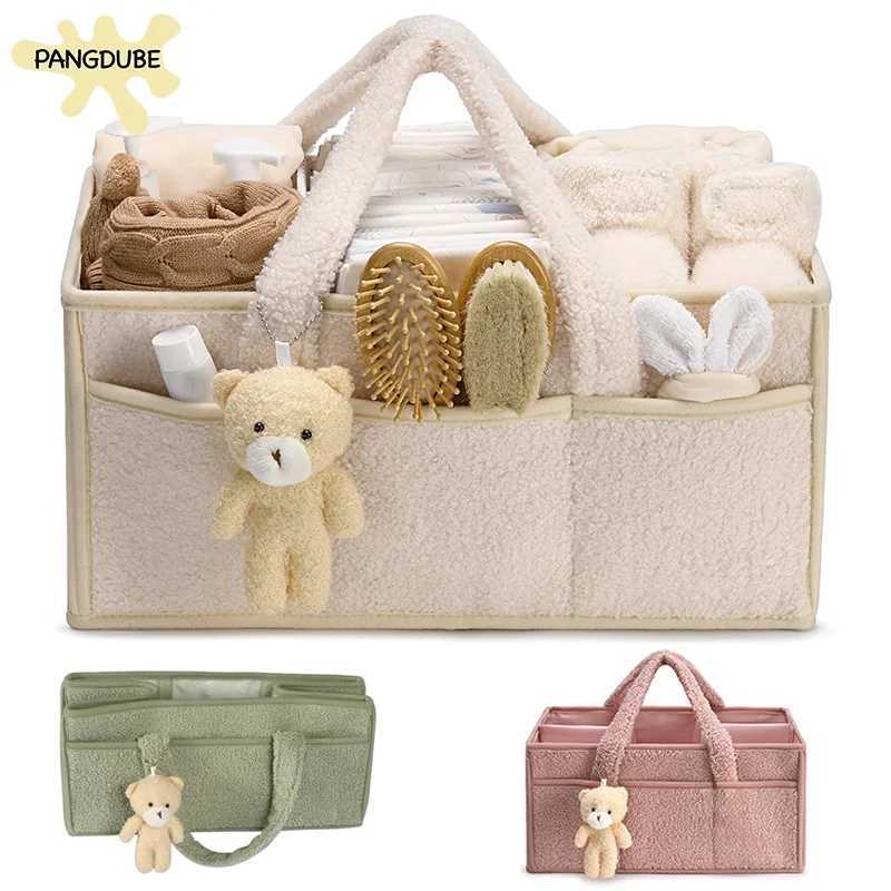 PANGDUBE Diaper Bag for Baby Newborn Items Things for Babies Diaper Stackers Caddies Baby Diaper Organizer Nappy Caddy X250220
