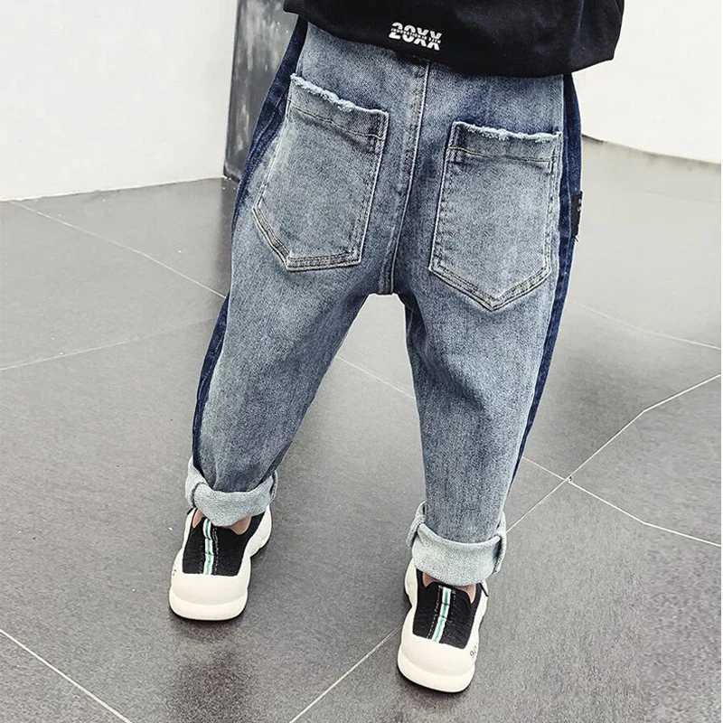 IENENS 5-13Y Kids Boys Clothes Skinny Jeans Classic Pants Children Denim Clothing Long Bottoms Baby Boy Casual Trousers Z250220