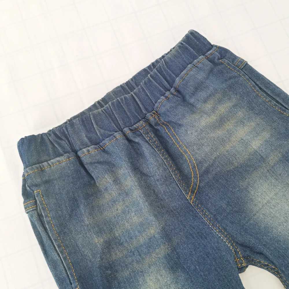 IENENS 4-11 Years Boys Slim Straight Jeans Children Denim Long Pants Kids Casual Trousers Z250220