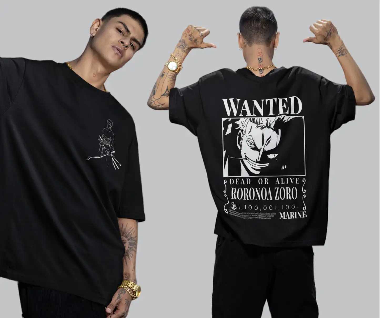 Men's T-Shirts One Piece T-Shirt Roronoa Zoro Print Anime Cosplay Youth Men Oversize Summer Cotton Short Sleeve Top Casual Fashion Clothes Gift z