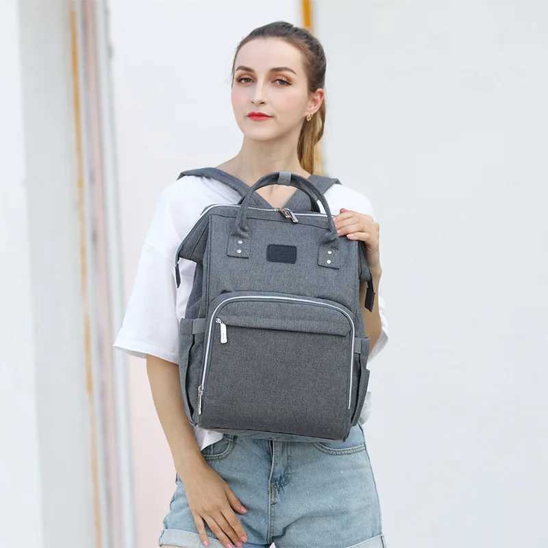 Nappy Backpack Bag Mummy Large Capacity Bag Mom Baby Multi-function Waterproof Outdoor Travel Diaper Bags For Baby Care X250220
