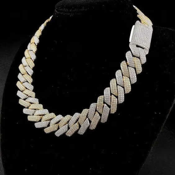 Hip Hop Iced Out White VVS Sterg Sier 2MM 3MM 4MM 5MM 6.5MM Moissanite Dia Men Tennis Chain Necklace Anant Jewels