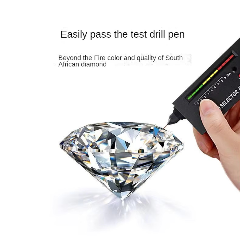 Gra 1ct Round Cut Moissanite Engagement for Women Gold Plated Sterg Sier Wedding Rings