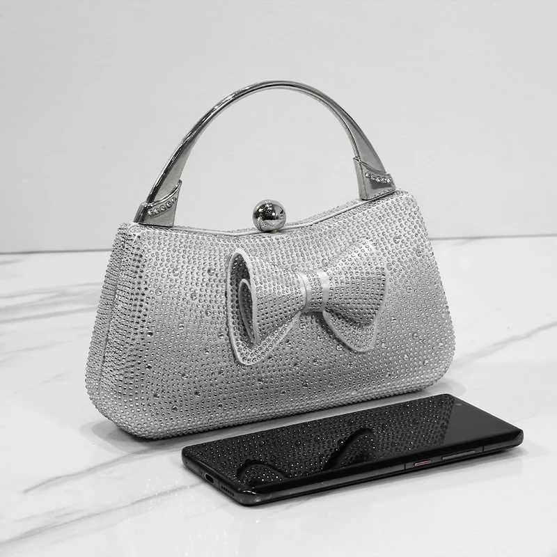 Italian Design Heart Shape Small Bag African Ladies Clutch Fashion Long Chain Shoulder Bag Z250220