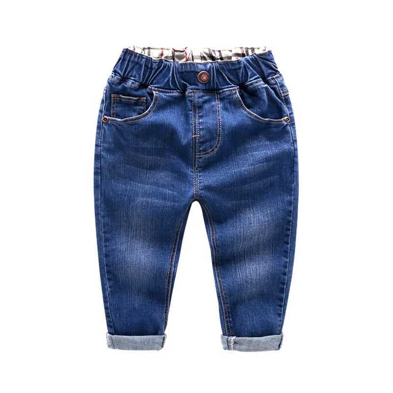 Mens jeans childrens jeans fashionable elastic waist childrens clothing Z250220