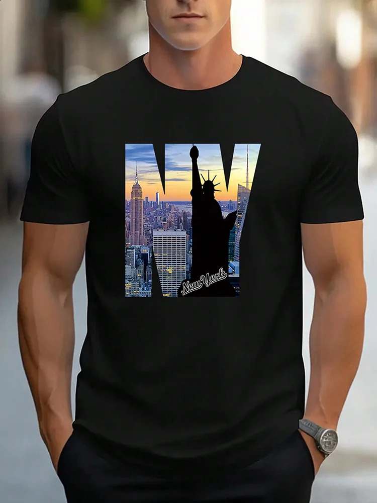 Summer Everyday Urban Fashion Mens Tshirt Street Casual Shortsleeved Travel Party Oversized 3D Teddy Bear Print 250213