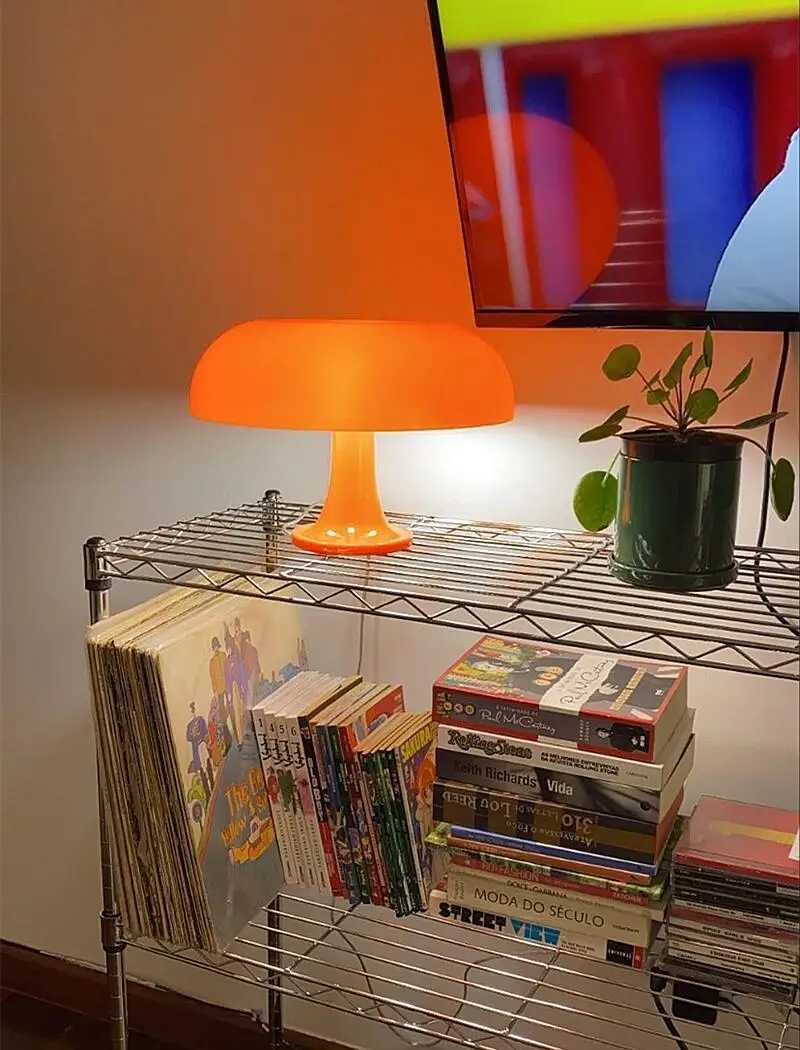 Italy Designer Led Mushroom Table Lamp for Hotel Bedroom Bedside Living Room Decoration Lighting Modern Minimalist Desk Lights Z250220