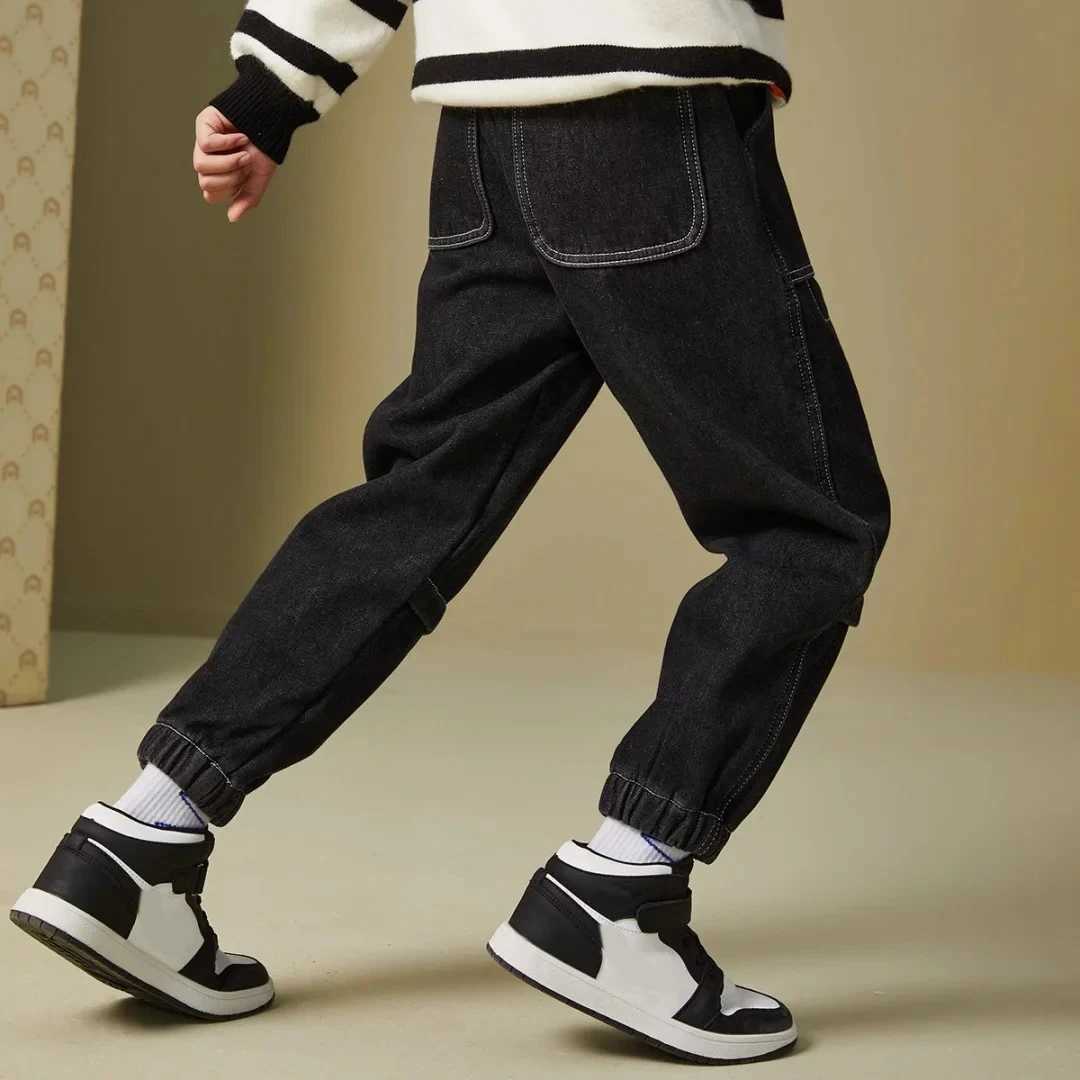 IENENS Autumn Boys Jeans Clothes Kids Cowboy Pants Children Casual Denim Clothing Bottoms Trousers Baby Boy Casual Soft Jean Z250220