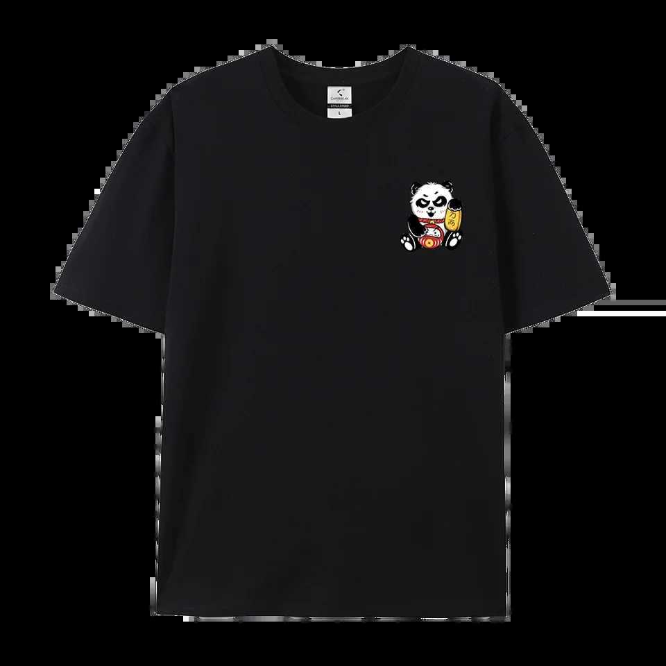Mens casual T-shirt oversized graphic T-shirt loose Chinese zodiac pure cotton Y2k top streetwear Harajuku short sleeved T-shirt W250220