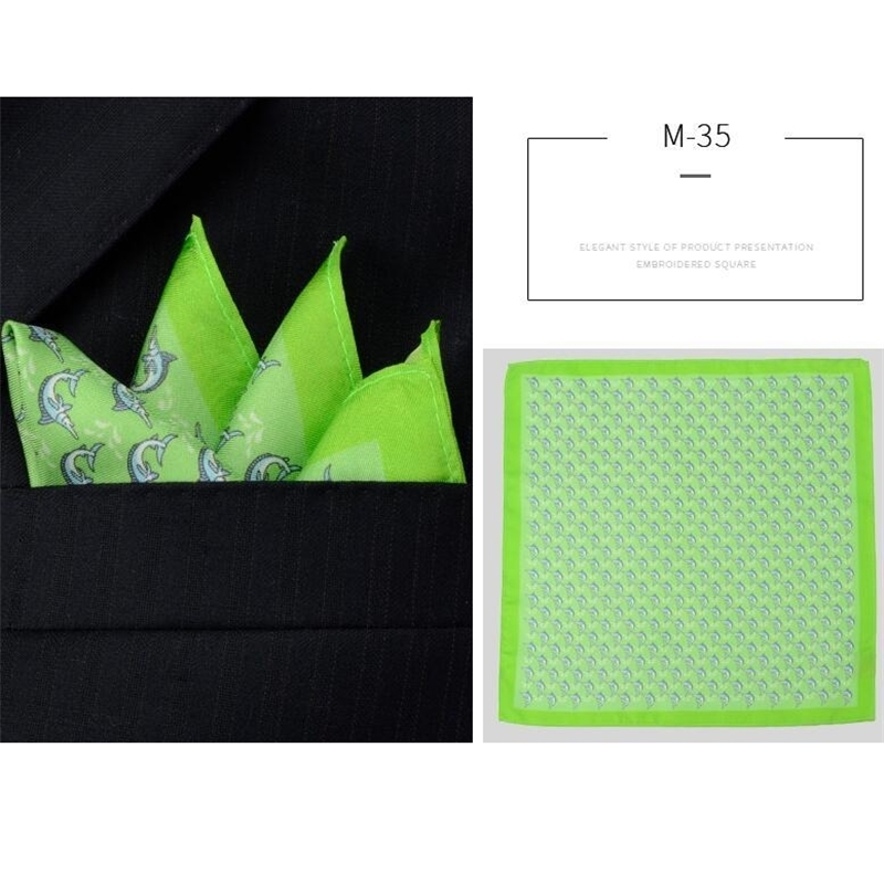 Men Silk Pocket Square British style Suit Chest Flower Wedding Fashion Business Formal 250221
