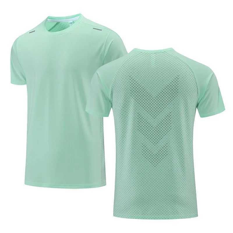 Quick Drying Mens Running T-shirt Fitness Sports T Shirt Gym Training Tees Breathable Jogging Casual Sportswear Unisex Tops New W250220
