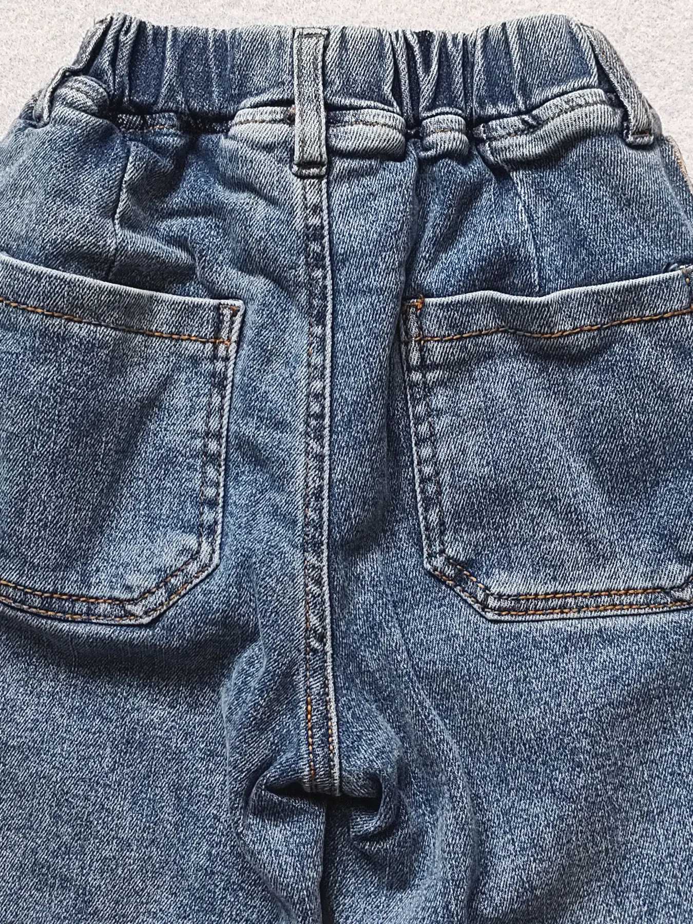 5017 Winter Warmth 3-7 Year Childrens Boys Jeans Soft Denim and Wool Boys Clothing Z250220