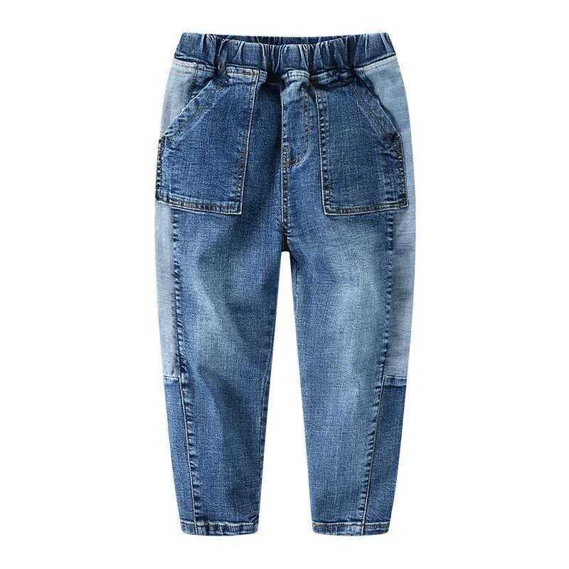 IENENS Kids Boys Jeans Loose Pants Denim Clothing Children Fashion Boy Casual Bowboy Long Trousers 5-13Y Z250220