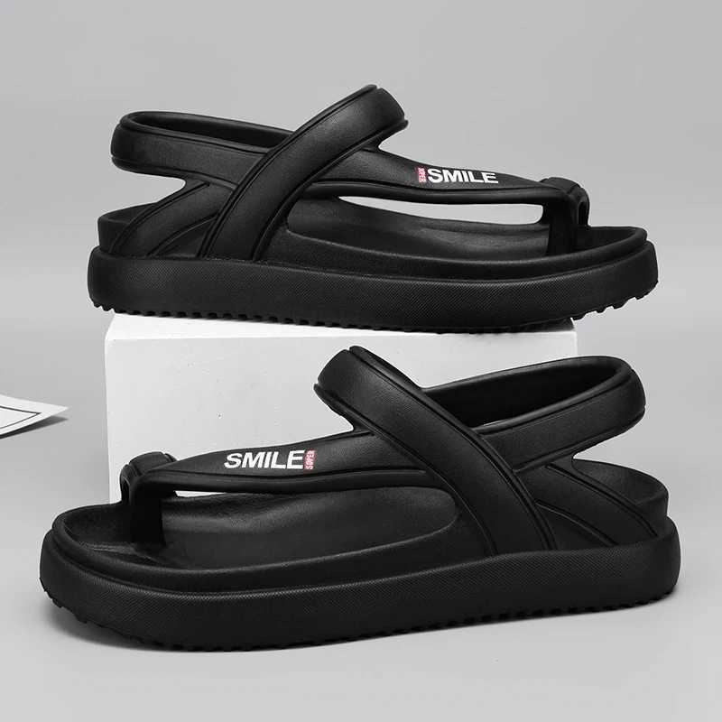 New Arrival High Quality Summe Sandals Men Outdoor Fashion Roman Sandals Beach Anti slip Casual Lightweight Open Toe Slippers Boys Flip-flop T250220