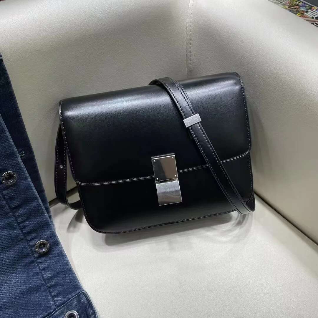 UBEL Sier Lock Box Black Women's Crossbody Tofu Square Shoulder Bag Messenger Leather Flap Lady Handbag 2024