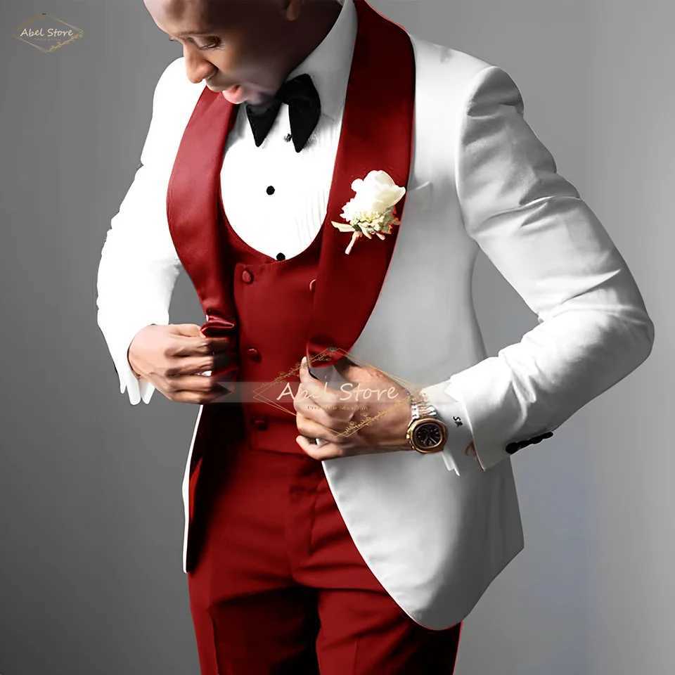 Mens wedding suits elegant mens jackets pants vests 3-piece suits mens groom/groom suits Itan mens suits X250220