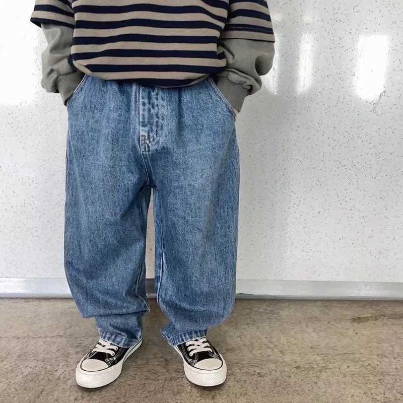 Teenage Casual Boys Summer Clothes For Teenagers Teen Kids Jeans Pants Childrens Boys Clothing Child Trousers Loose New Z250220