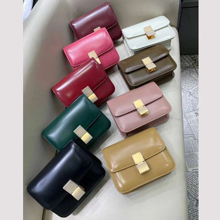 UBEL Sier Lock Box Black Women's Crossbody Tofu Square Shoulder Bag Messenger Leather Flap Lady Handbag 2024