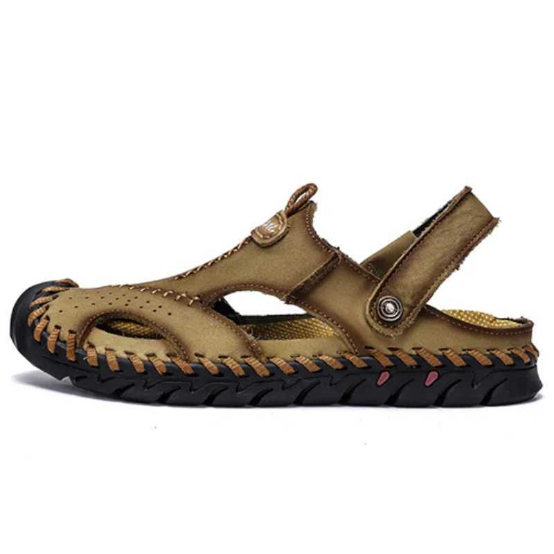 New Arrival Genuine Leather Sandals Mens Comfortable Slipper Summer Man Sandals Trending Mans Leather Sandal Designer Mens Shoes T250220