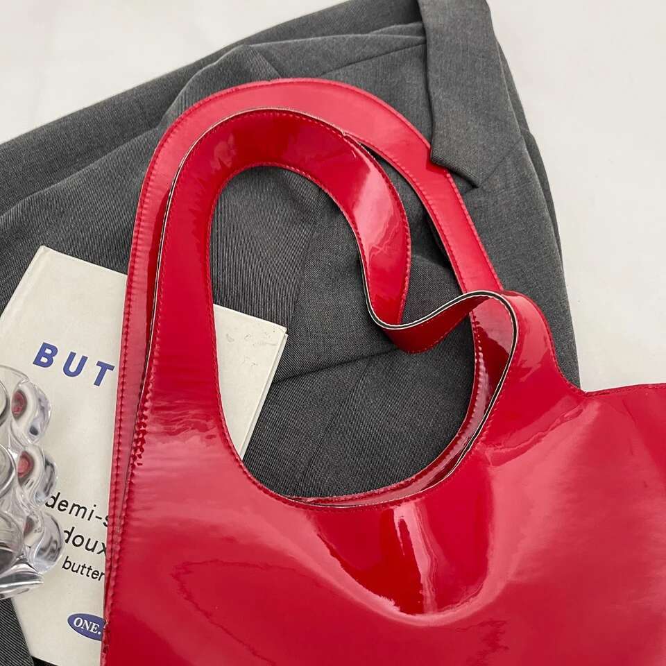 Sweet cool Spice Girl style love PU backpack fashion match bright high-grade sexy