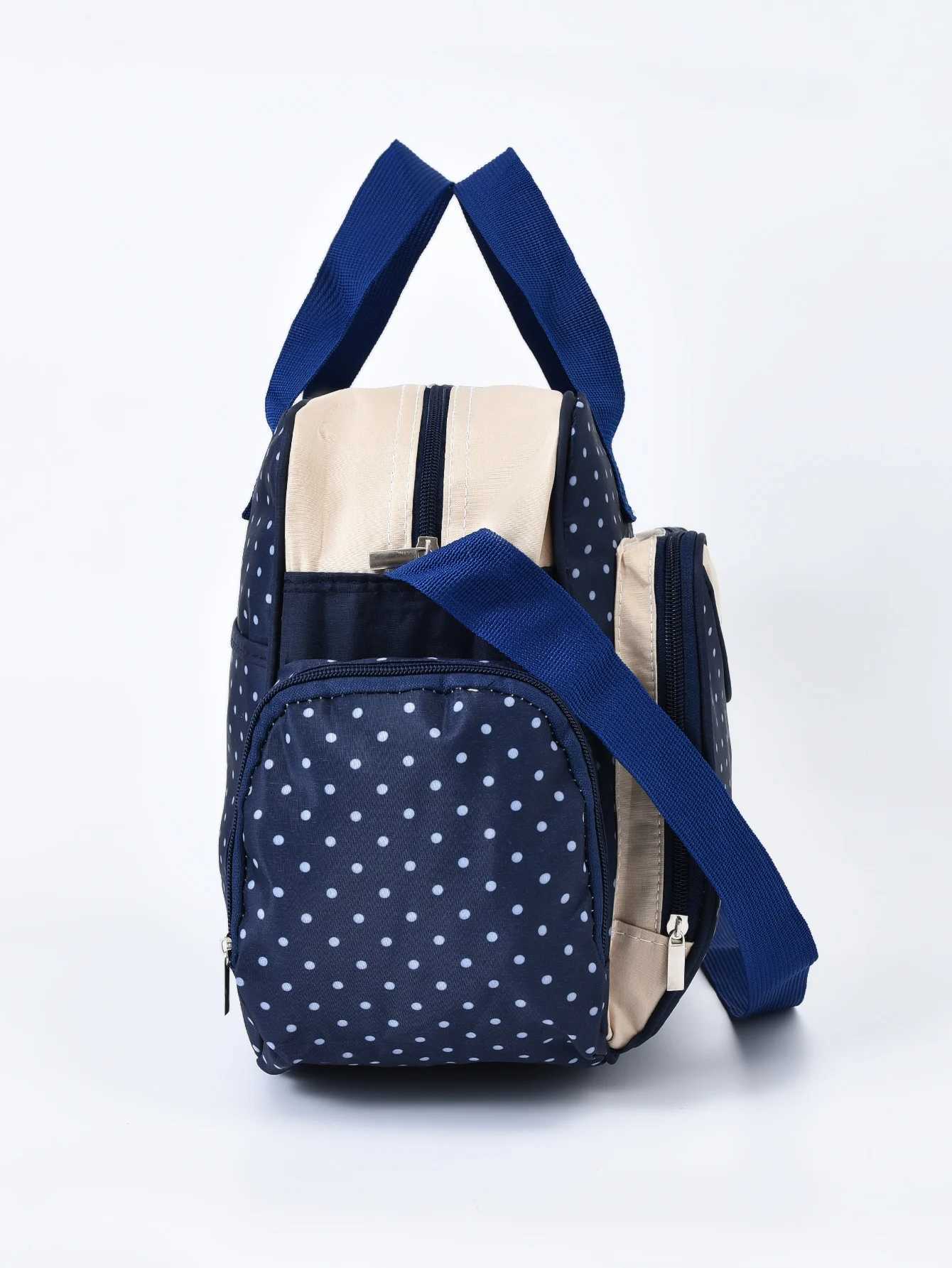 Polka Dot printed large capacity Mommy bag Going out portable mother-and-baby bag hand bill of Lading shoulder diaper bag X250220