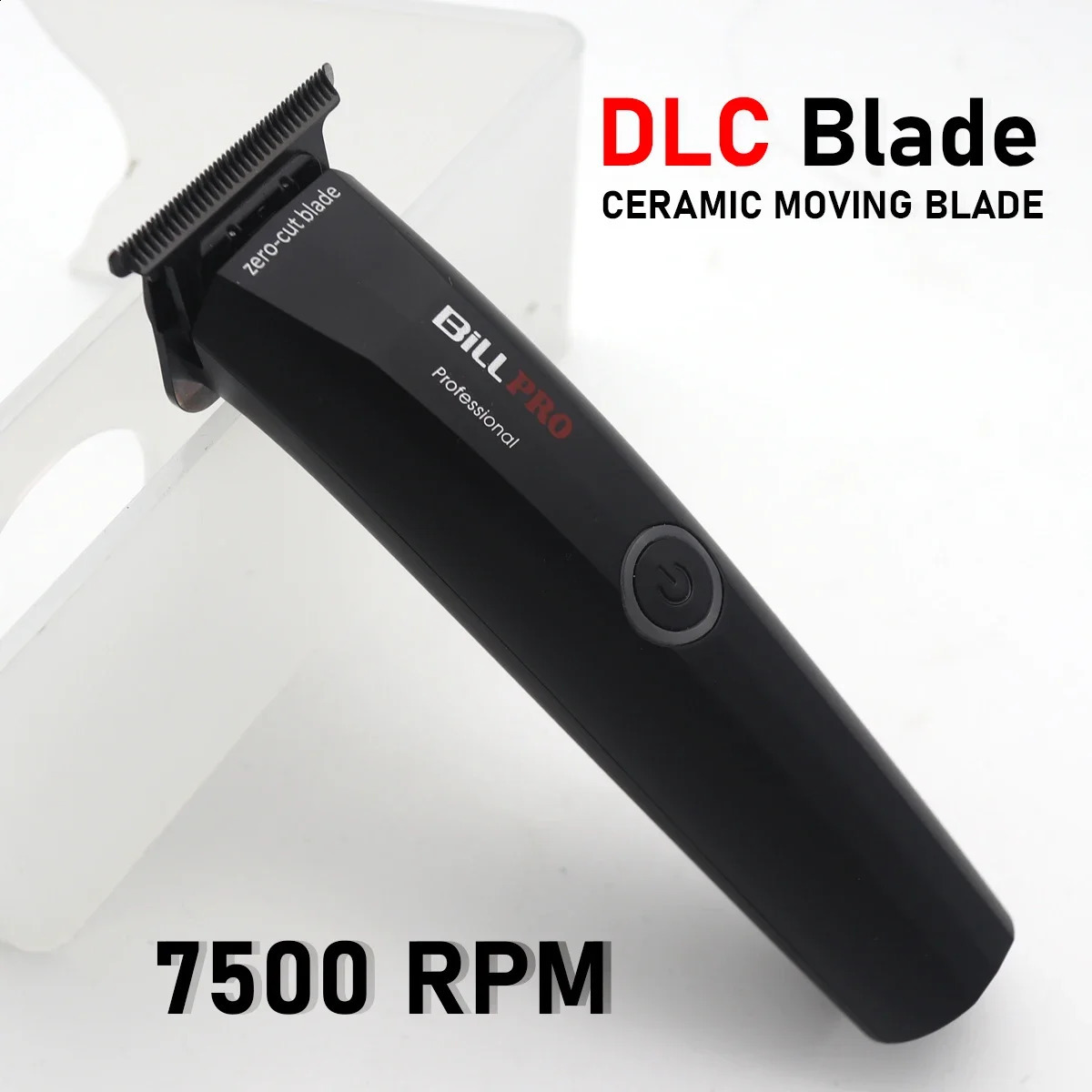 Bill PRO BL931 7500RPM DLC CERATIC Blade Professional Hair Trimmer Oil Head Carving Barber Shop Mens Zero Cutting 250217