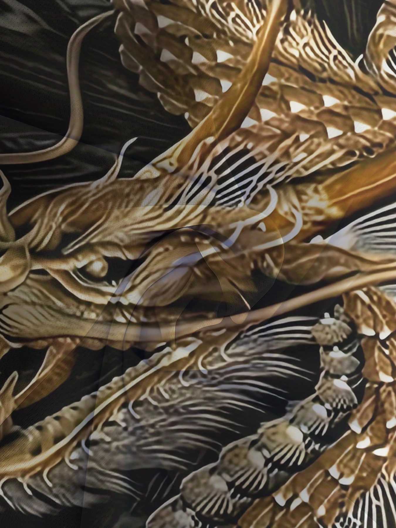 Summer Daily Mens Casual Round Neck Short sleeved T-shirt 3D Printed Dragon Pattern Printed Outdoor Street W250220