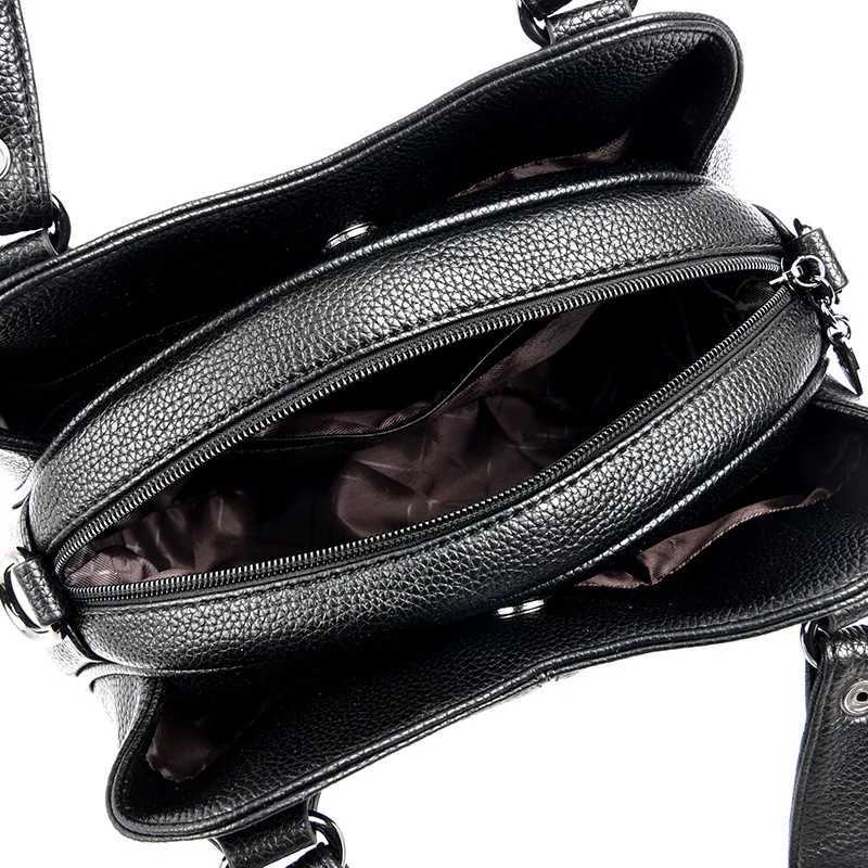 Natural Genuine Leather Handbags Womens Bag High Quality Soft Real Cowhide Women Shoulder Bag Large Casual Female Messenger Bag Z250220